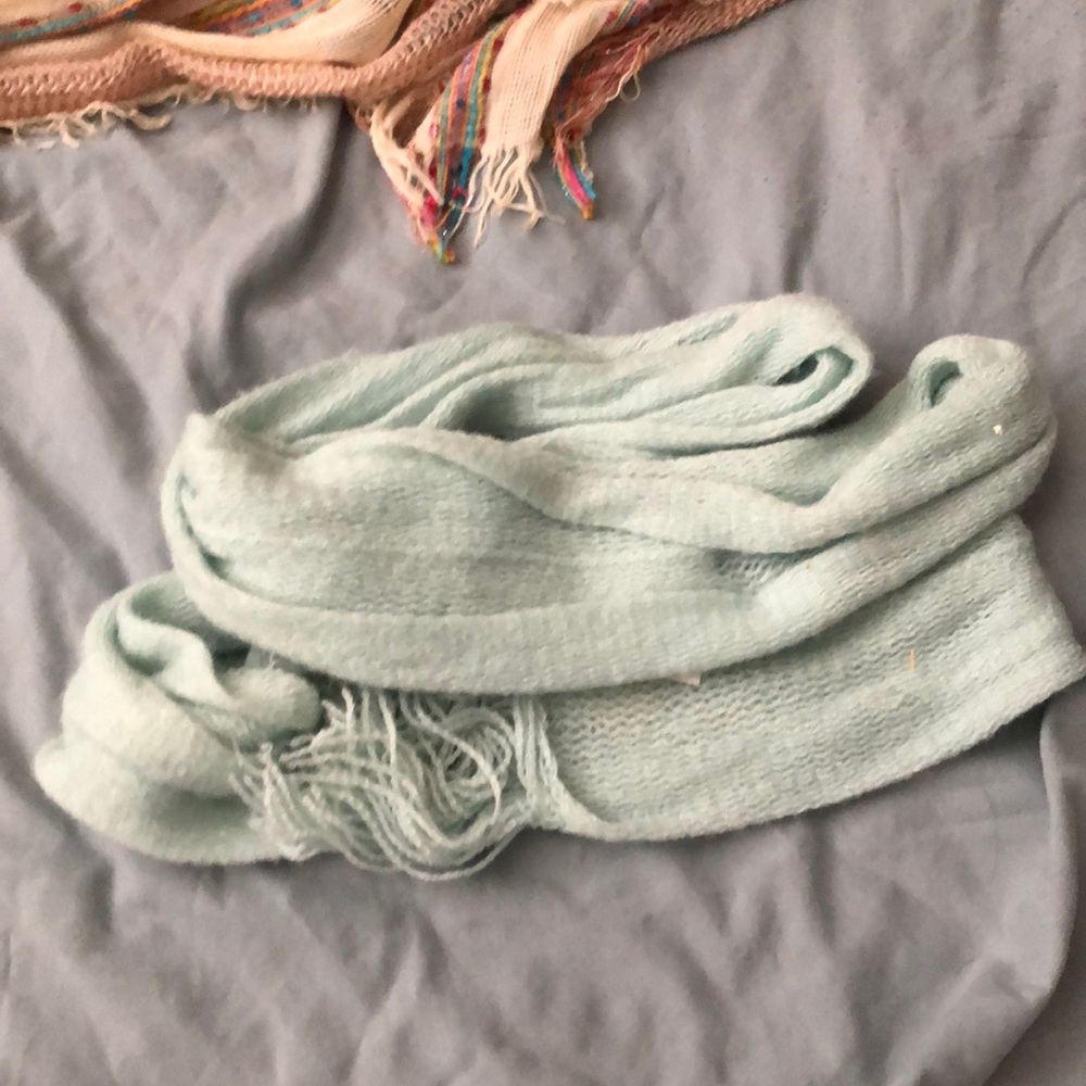 Light blue scarf